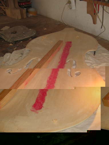 Einpassen des Bassbalkens