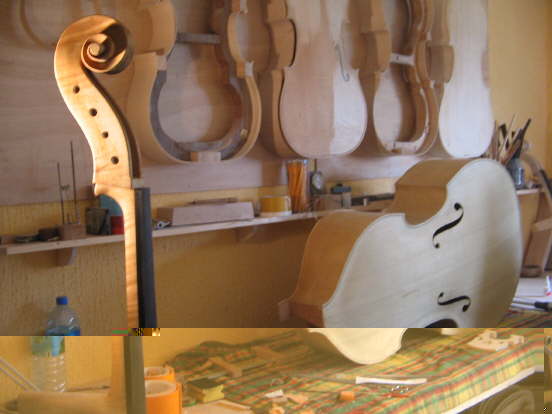 Feierabendanblick in der Werkstatt